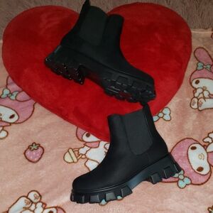 Combat boots Vegan Suede